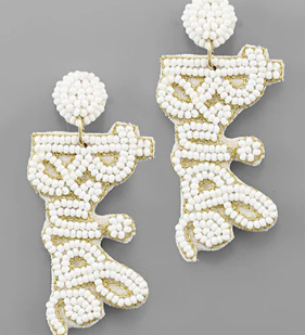 Bride Beaded Earrings