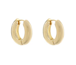Madi Metal Gold Huggie Hoops