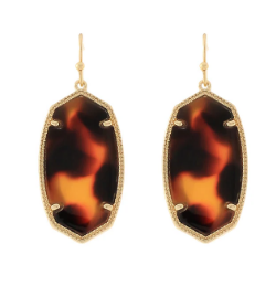Opal Oval Leopard Earrings