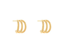 Layne Layered Gold Stud Earrings