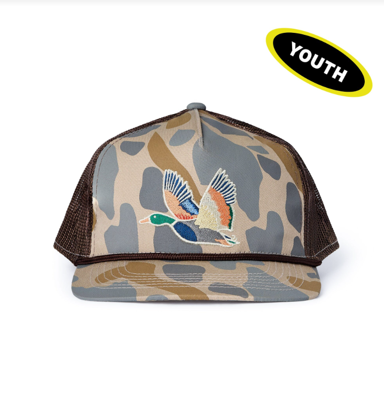 Burlebo Youth Retro Duck Camo Hat