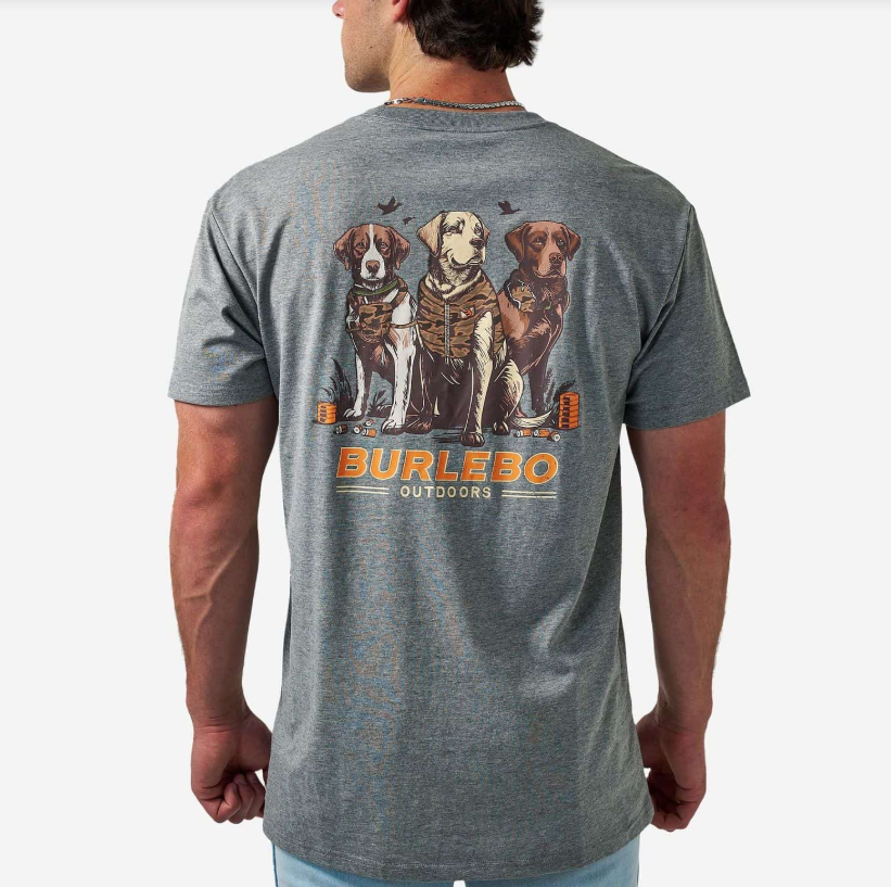 Burlebo Short Sleeve Tee - Camo Duck Dogs