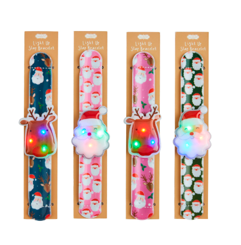 Light Up Christmas Slap Bracelet