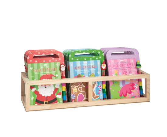 Christmas Color By Sticker Books
