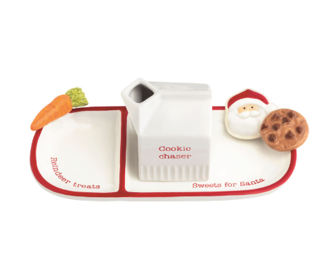 Santa Treat Plate Set