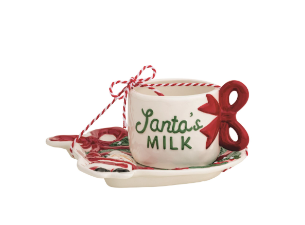 Santa Milk & Cookies Set