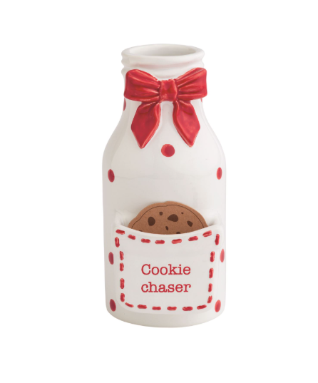 Red Bow Milk & Cookie Bottle