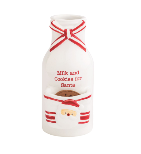 Santa Icon Milk & Cookie Bottle