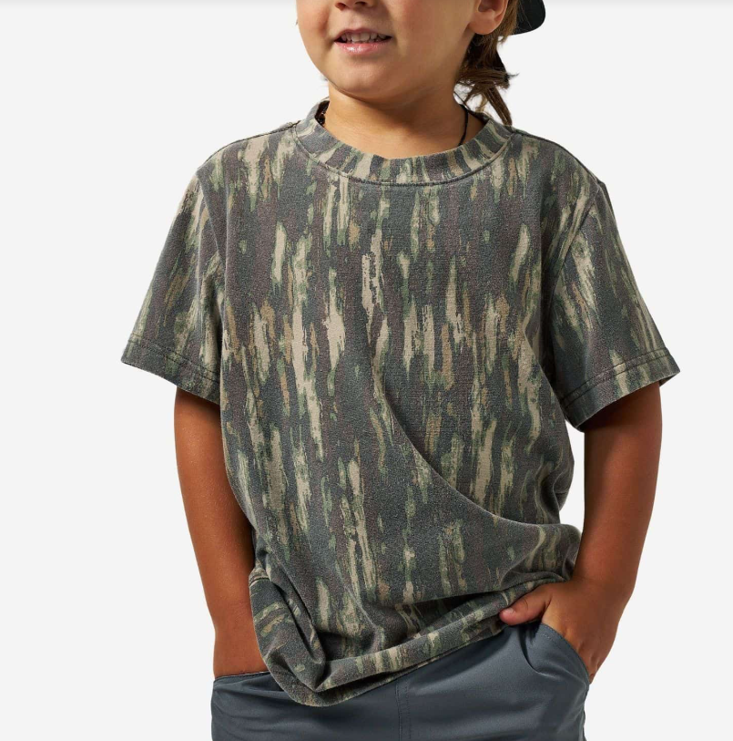 Burlebo Youth Vintage Washed Tee - Midland Camo