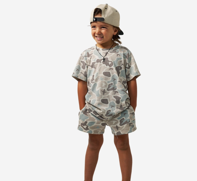 Burlebo Youth Vintage Washed Tee - Mallard Mayhem