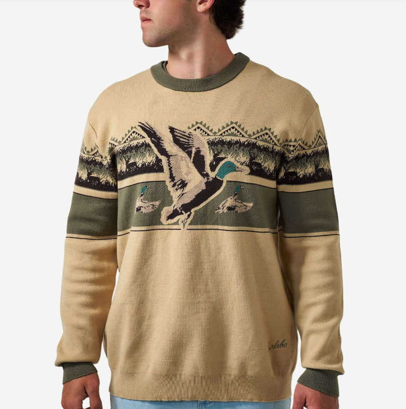 Burlebo Cabin Sweater - Vintage Duck