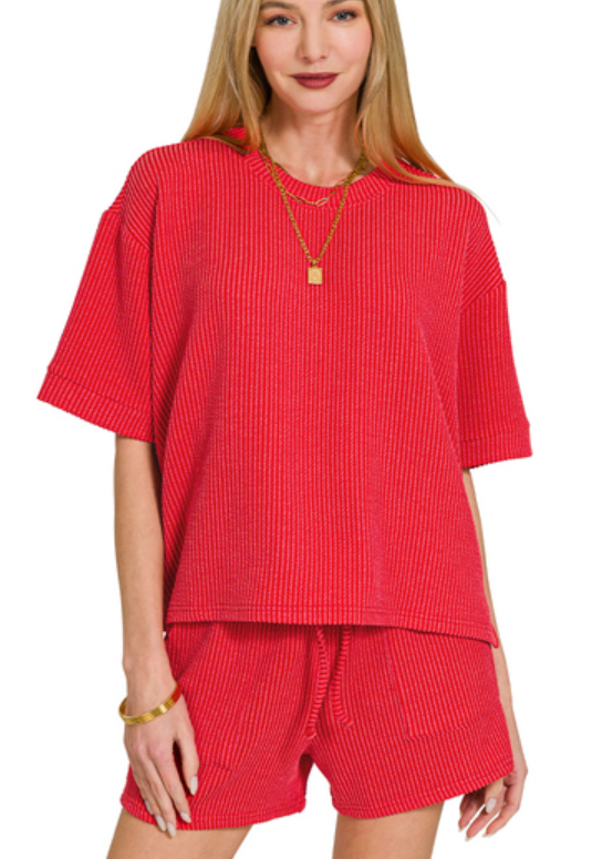 Dress With Confidence Ribbed Set