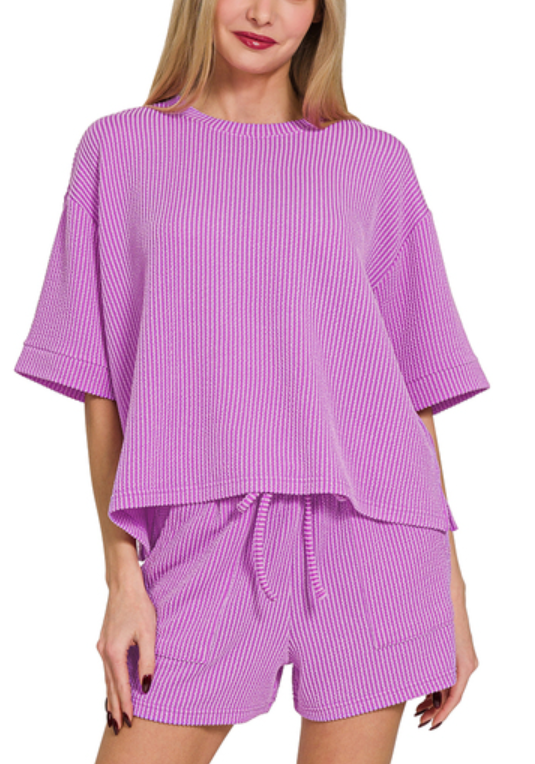 Dress With Confidence Ribbed Set