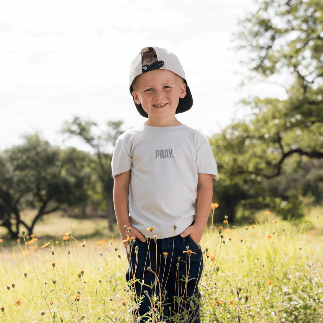 PRAY Youth Burlebo Grey Tee