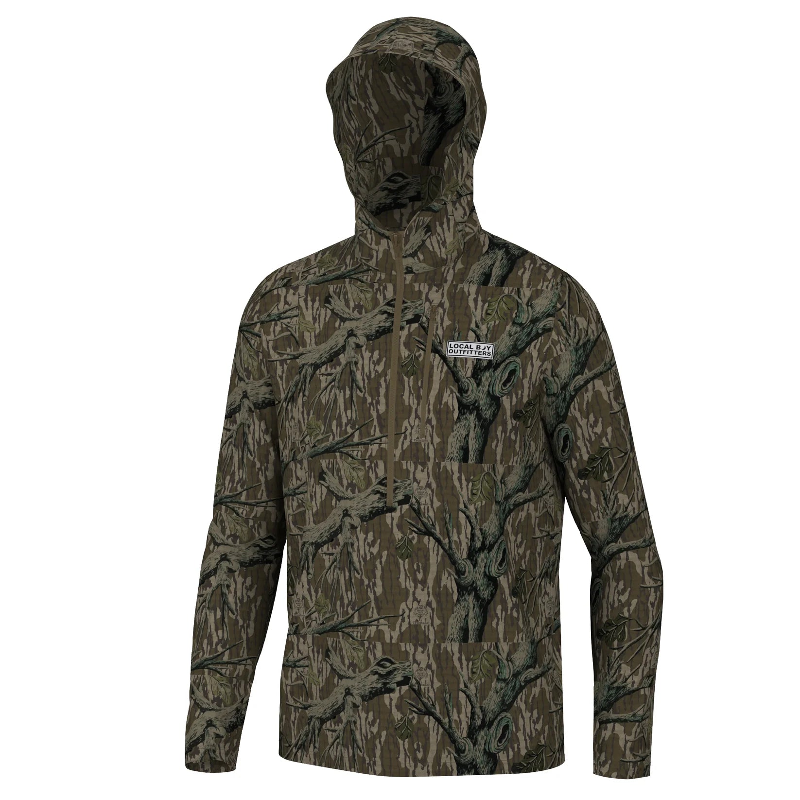 Local Boy Waffle Half Zip Hoodie - Treestand