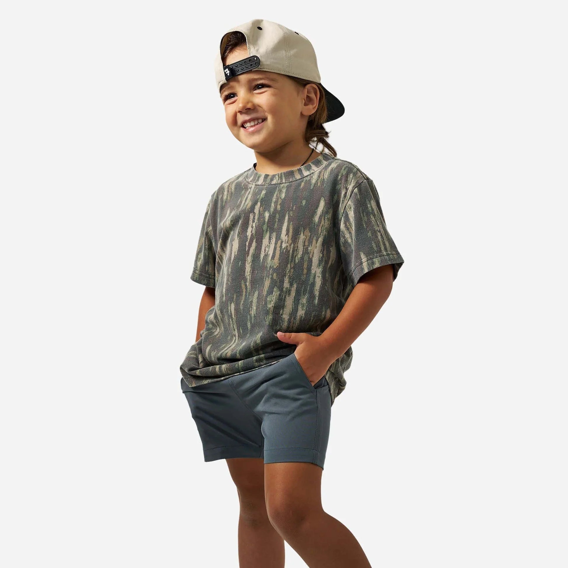 Burlebo Youth Vintage Washed Tee - Midland Camo