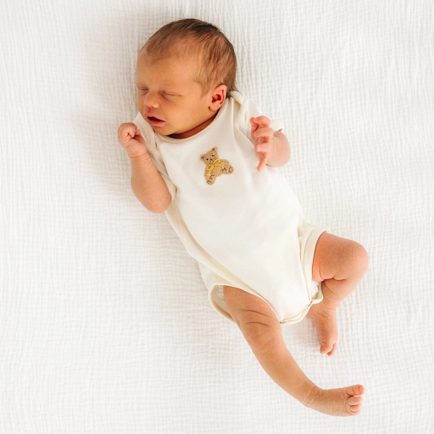 Bear Hugs Lap Bodysuit - Ivory