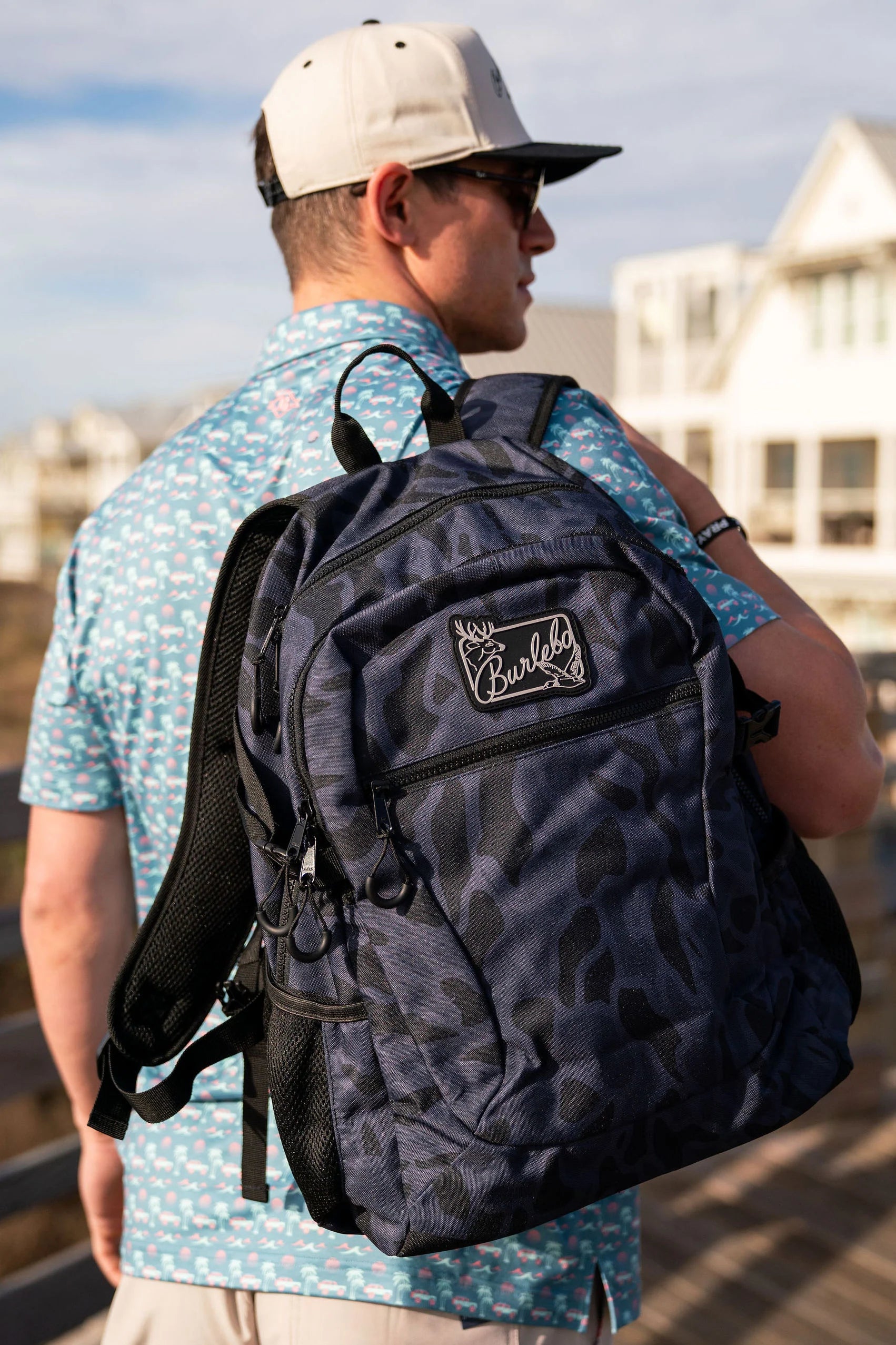 Camo bookbag sales
