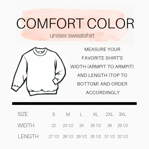 Wavy Outline School Mineral Wash Sweatshirt