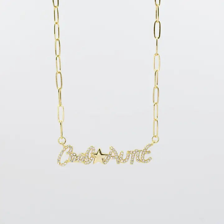 Cool Aunt Gold Necklace
