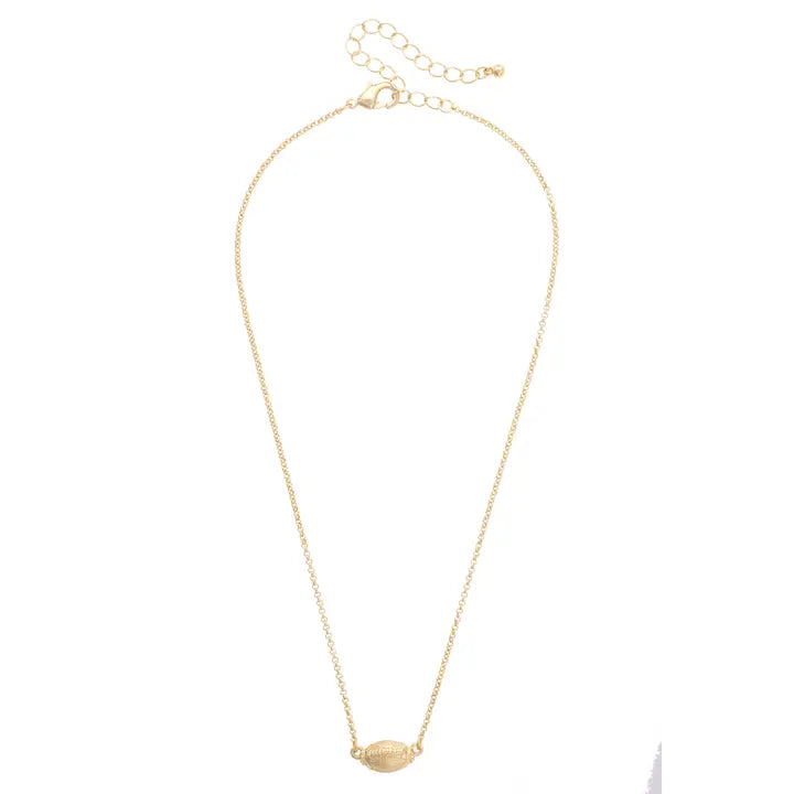 Football Gold Necklace