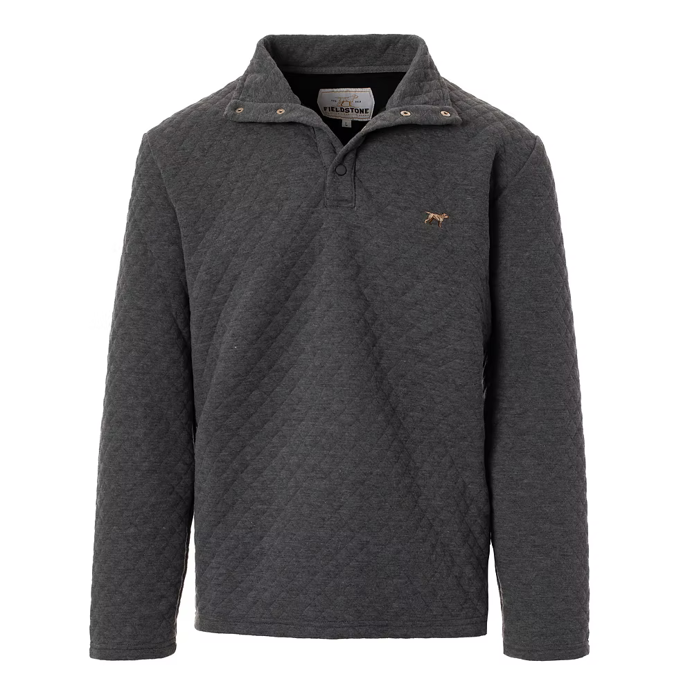 Fieldstone Diamond Patterned Pullover - Grey