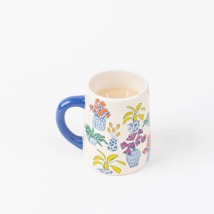 Sweet Grace Flower Pot Candle Mug