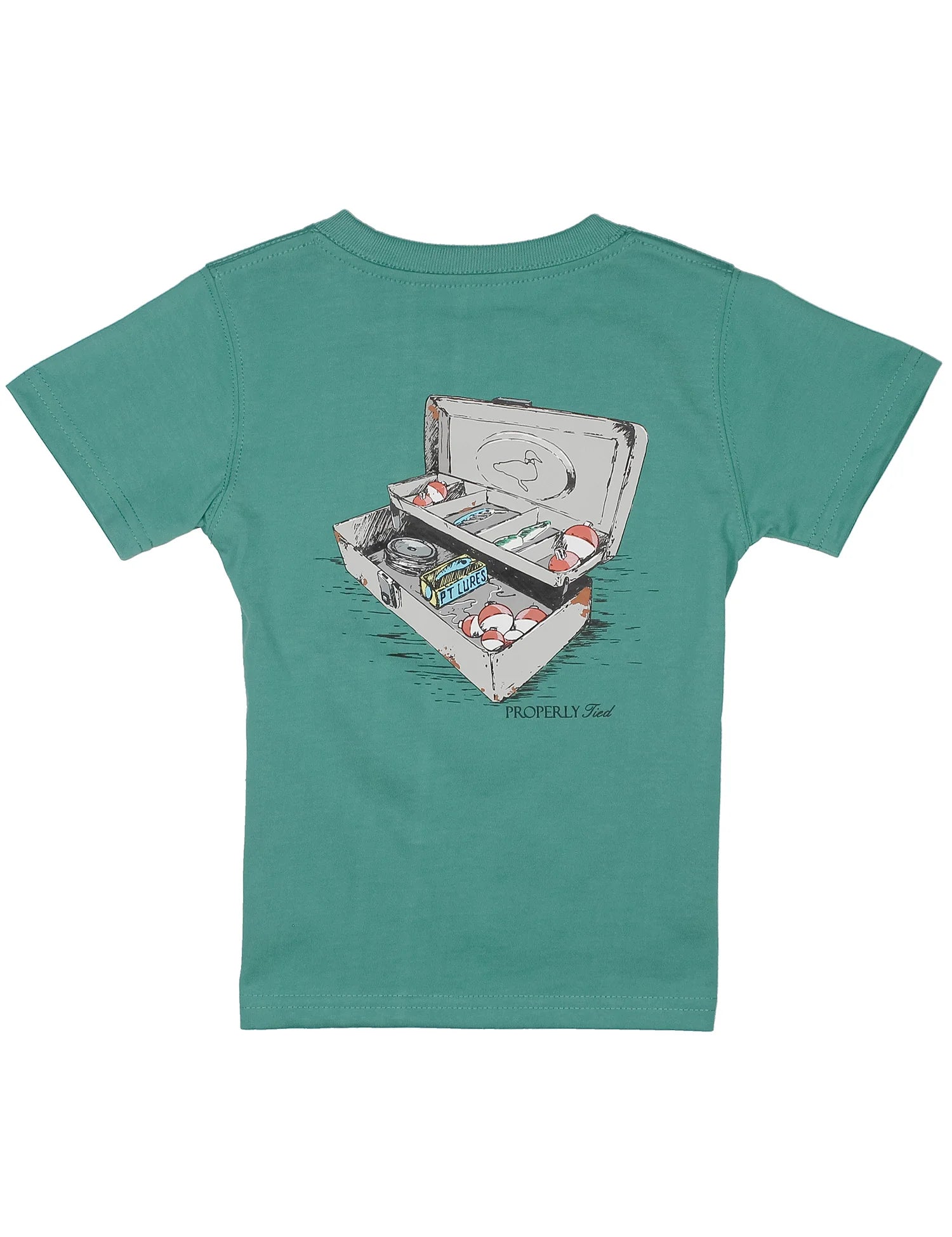 Properly Tied Youth Tackle Box SS Tee