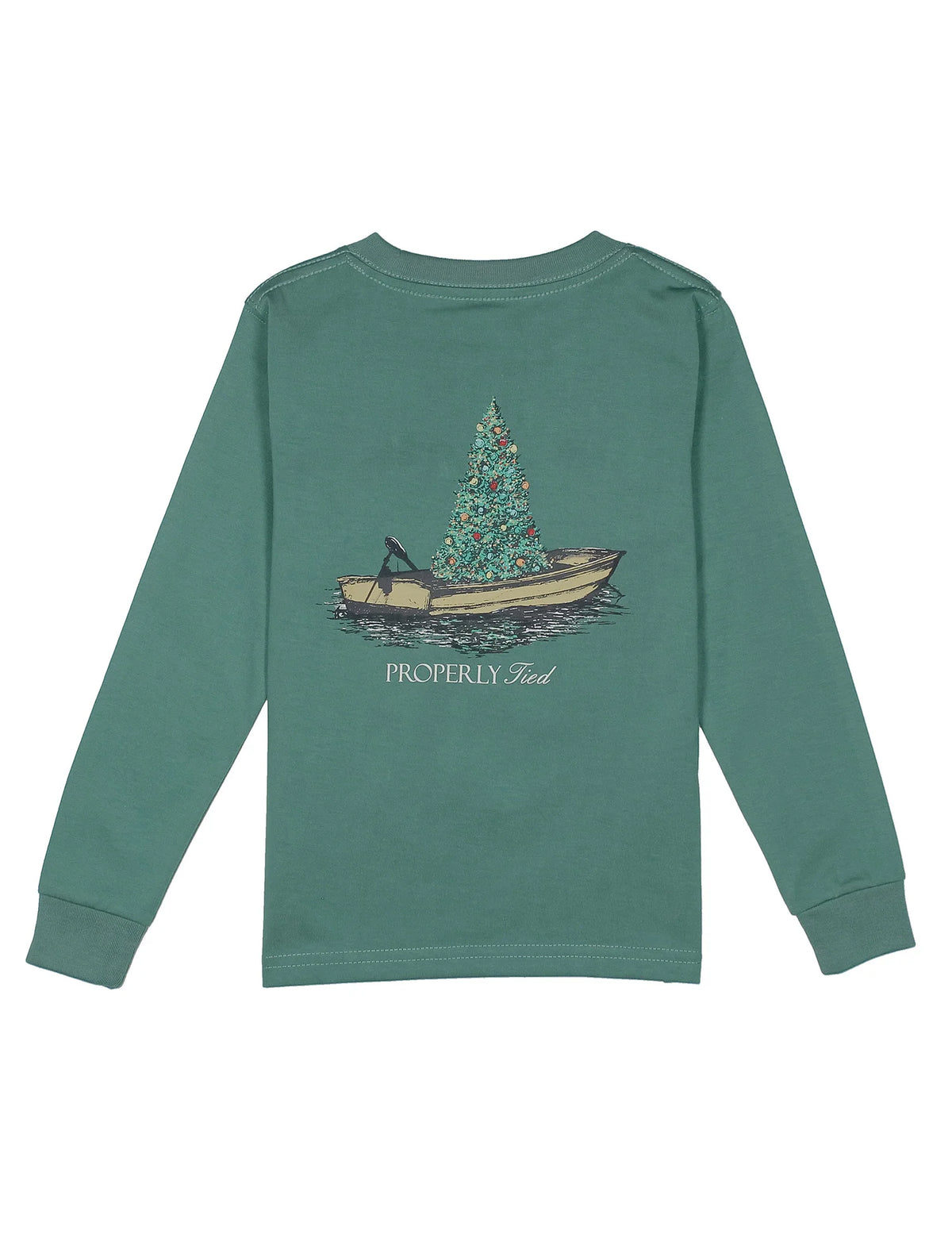 Properly Tied Youth Jolly Boat LS Tee