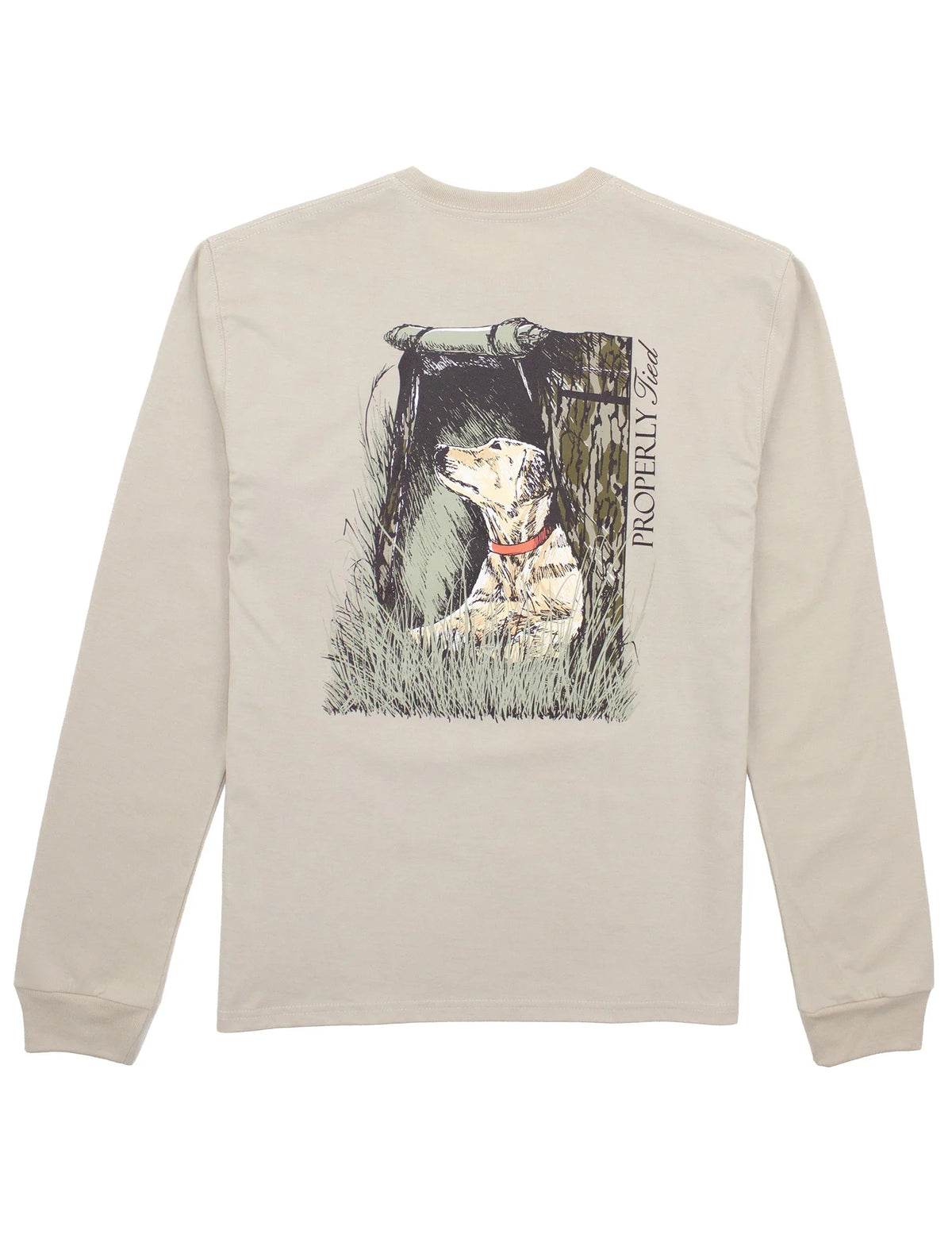 Properly Tied Youth Mossy Oak Lab LS Linen