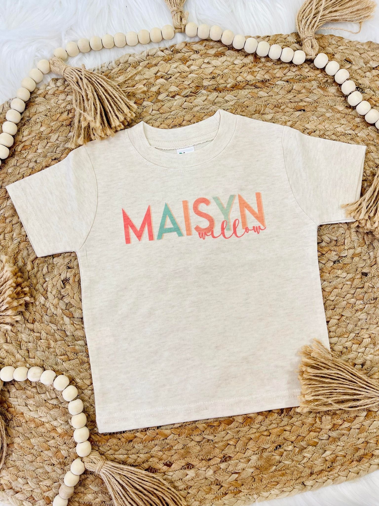 Personalized Spring Color Name Tee