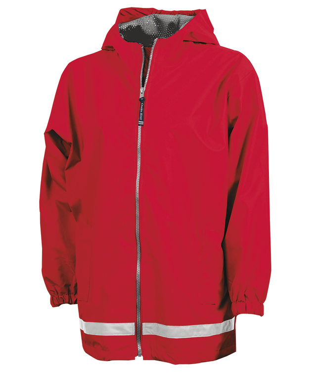 Charles river full outlet zip rain jacket